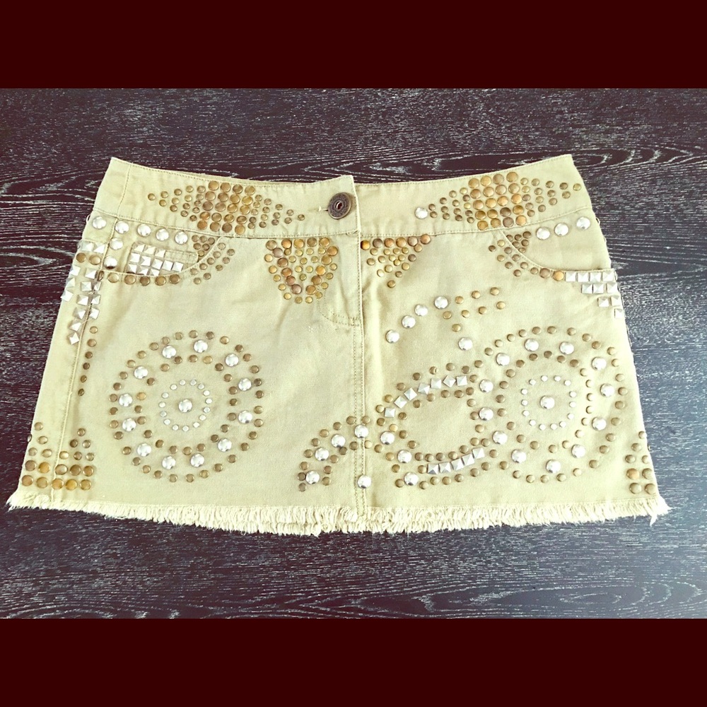 Olive Green Mini Skirt, by Miss Me